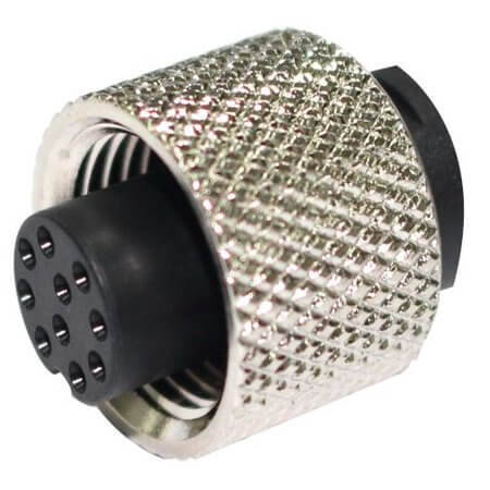 216A-10FO0 CONN.MICRO PLUG 10PIN M12 FEMALE OVERMOLD - 1