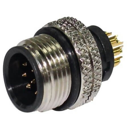 216A-10MO0 CONN.MICRO PLUG 10PIN M12 MALE OVERMOLD - 1