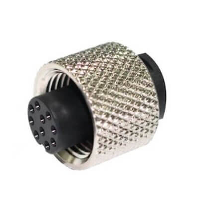 216A-12FO0-01 CONN.MICRO PLUG 12PIN M12 FEMALE OVERMOLD - 1