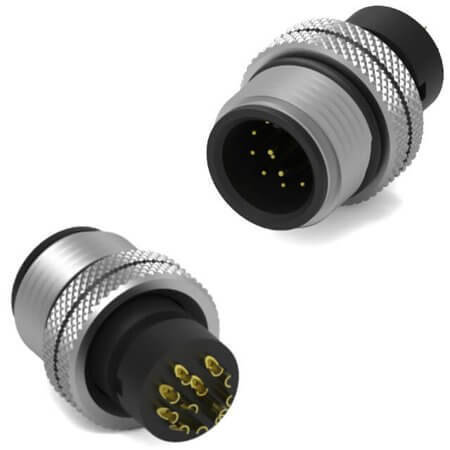 216A-12MO0 CONN.MICRO PLUG 12PIN M12 MALE OVERMOLD - 1