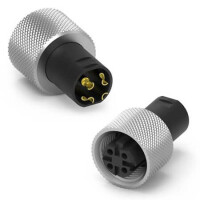 216D-04FO0 CONN.MICRO PLUG 4PIN M12 FEMALE OVERMOLD - 1