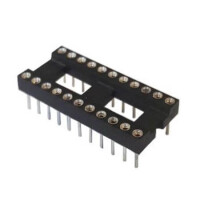 217-22-PRECISION-0.6 IC-SOCKET 22PIN(2X11) PRECISION(15.24MM) W/SUPPORT - 1