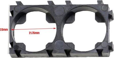 21.75mm Delik Çaplı 3'lü 21700 Pil Tutucu - 4