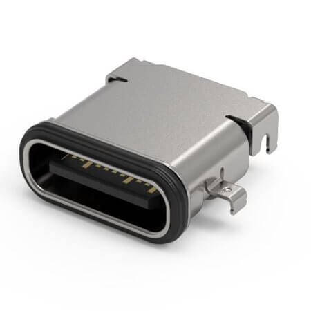 217C-AE05 CONN.USB C TYPE HYBRID W.PROOF WITH 217-007 O-RING - 1