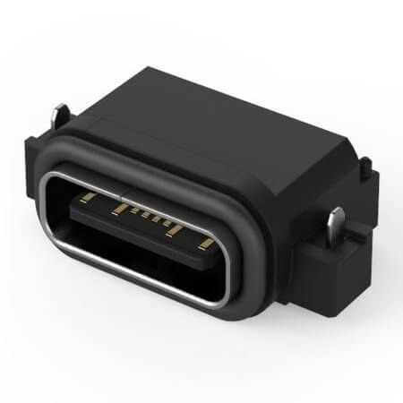 217C-CB09 CONN.USB C TYPE 16 PIN W.PROOF WITH 217-008 O-RING - 1
