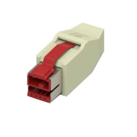 218A-24D01 POWERED USB PLUG FOR CABLE 24V OD:6.50MM - 1