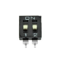 219-4LPST SWITCH DIP 4 Pos. SPST 100mA 20VDC SMT V/T - 1