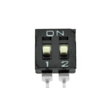 219-4LPST SWITCH DIP 4 Pos. SPST 100mA 20VDC SMT V/T - 1