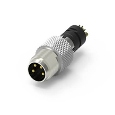 219A-03MO0 CONN.MICRO JACK 3PIN M8 MALE OVERMOLD - 1
