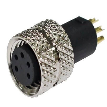 219A-05FO0 CONN.MICRO JACK 5PIN M8 FEMALE OVERMOLD - 1