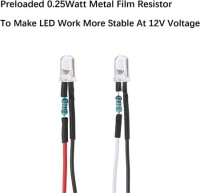 22-28V 5mm Blue LED Indicator Light With 20cm Cable - 4