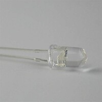 22-28V 5mm Water Clear RGB Slow Flash LED Metal Indicator Light With 20cm Cable - 3
