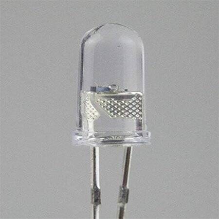 22-28V 5mm Water Clear RGB Slow Flash LED Metal Indicator Light With 20cm Cable - 4