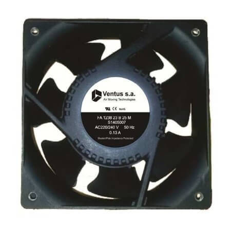 220748-FA123823B25M7B-L FAN 120x120x38MM 220V 0.15A 23W 2500 METAL 7 BLADE - 1