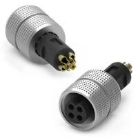 220A-04FO0 CONN.MICRO JACK 4PIN M5 FEMALE OVERMOLD - 1