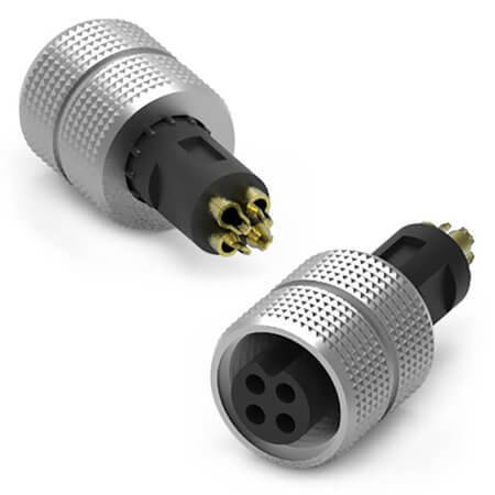 220A-04FO0 CONN.MICRO JACK 4PIN M5 FEMALE OVERMOLD - 1