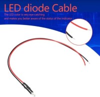 220V 3mm White LED Indicator Light With 20cm Cable - 2