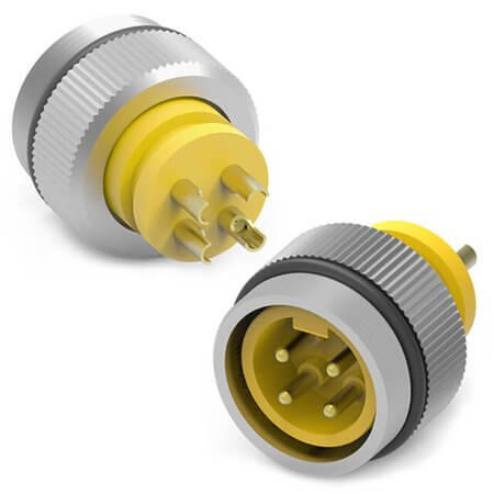 221A-04MO0 CONN.MICRO PLUG 4PIN M23 MALE OVERMOLD - 1