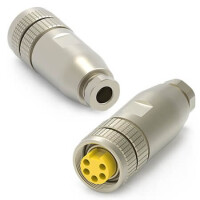221A-05FF0 CONN.MICRO PLUG 5PIN M23 FEMALE INSTALLABLE - 1
