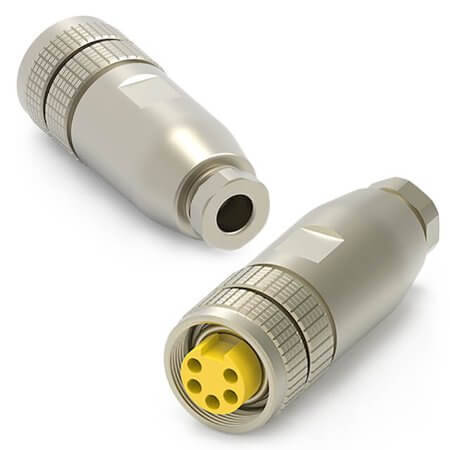 221A-05FF0 CONN.MICRO PLUG 5PIN M23 FEMALE INSTALLABLE - 1