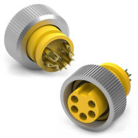 221A-05FO0 CONN.MICRO PLUG 5PIN M23 FEMALE OVERMOLD - 1