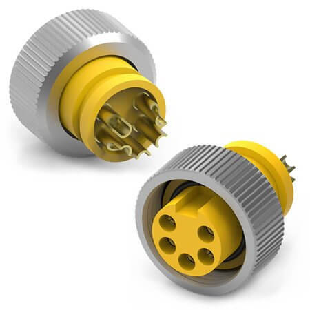 221A-05FO0 CONN.MICRO PLUG 5PIN M23 FEMALE OVERMOLD - 1