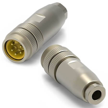 221A-05MF0 CONN.MICRO PLUG 5PIN M23 MALE INSTALLABLE - 1