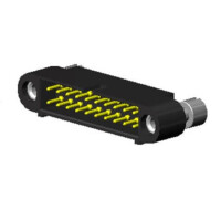 221C06F22 CONNECTOR CMM220 MALE ON CABLES AWG 22, 06 LF COTA - 1