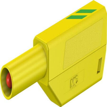 22.2658-20 4 MM PLUG COMPLETE GREEN/YELLOW - 1
