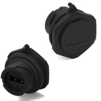 222A-01001 CONN.USB 2.0 A TYPE WATERPROOF SOCKET - 1