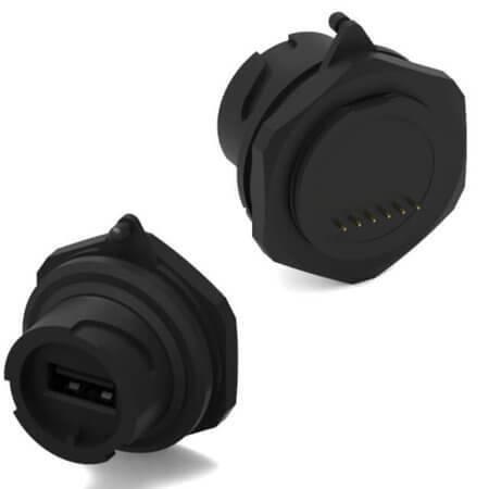 222A-01001 CONN.USB 2.0 A TYPE WATERPROOF SOCKET - 1