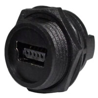 222A-04001 CONN.MINI USB ADAPTER B TYPE STRAIGHT - 1