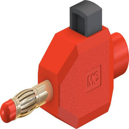 22.3006-22 4 MM CLIP-ON PLUG RED - 1