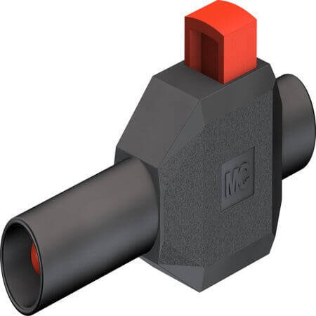 22.3007-21 4 MM SAFETY CLIP-ON PLUG BLACK - 1