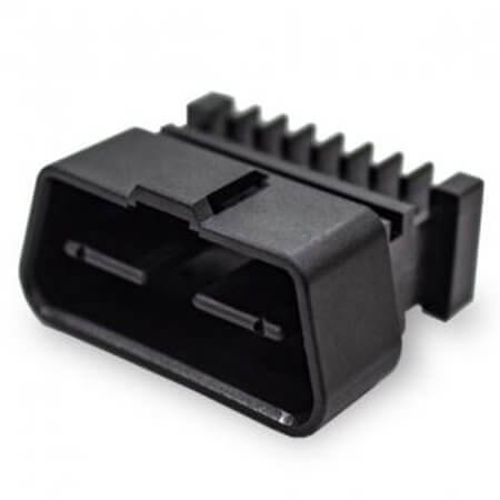 226A-H002 CON.T.B.OBD2 TYPE B OVERMOLD BLACK - 1