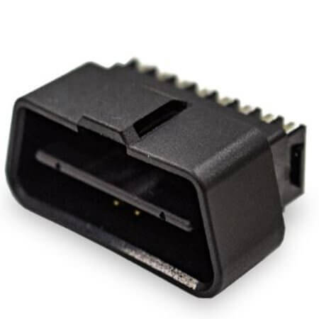 226A-1201 CON.T.B.OBD2 TYPE A 16PIN(2X8) SOLDER 12V MALE - 1