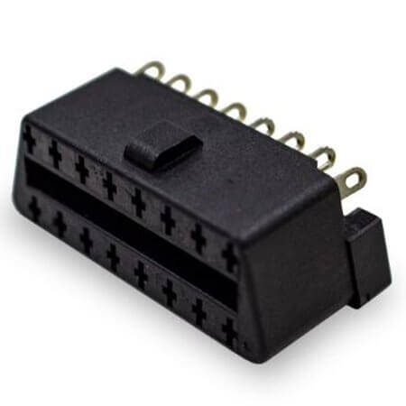 226B-1201 CON.T.B.OBD2 TYPE A 16PIN(2X8) SMT R/A 12V FEMALE - 1