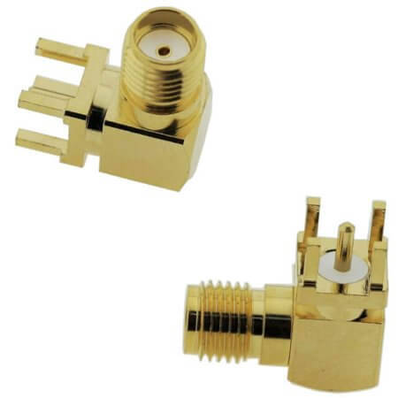 22823 CONNECTOR SMA THT R/A 50R 6GHz - 1