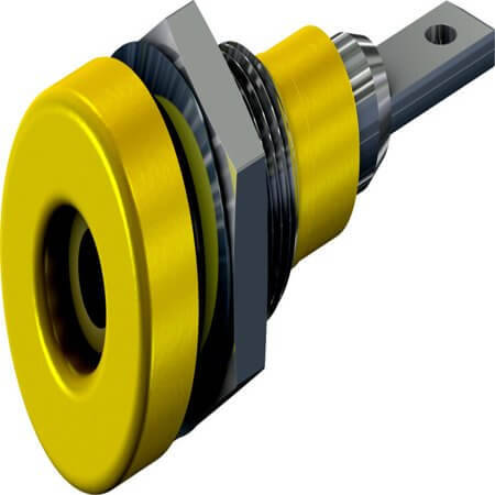 23.0060-24 2 MM SOCKET YELLOW - 1