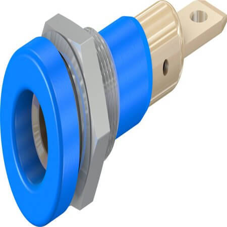 23.0190-23 4 MM SOCKET BLUE - 1