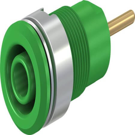 23.3010-25 4 MM SAFETY SOCKET GREEN - 1
