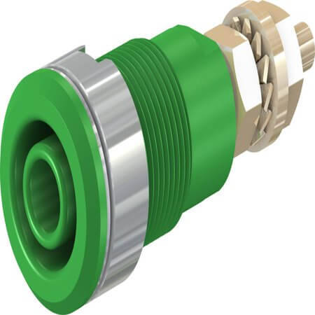 23.3020-25 4 MM SAFETY SOCKET GREEN - 1
