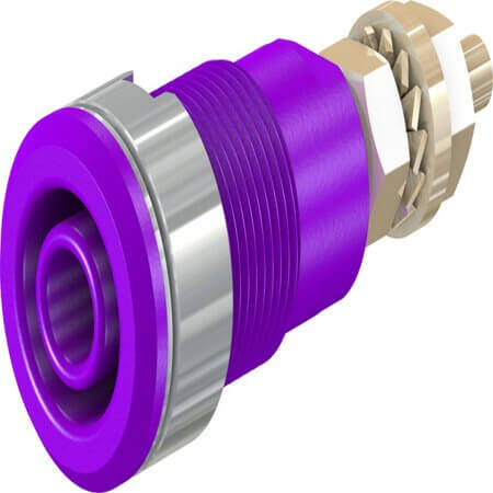 23.3020-26 4 MM SAFETY SOCKET VIOLET - 1