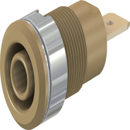 23.3060-27 4 MM SAFETY SOCKET BROWN - 1
