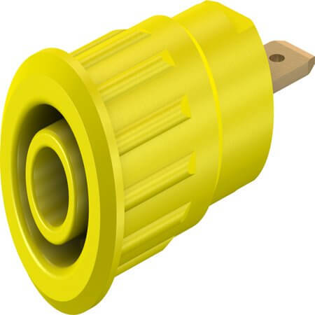 23.3120-24 4 MM SAFETY SOCKET YELLOW - 1