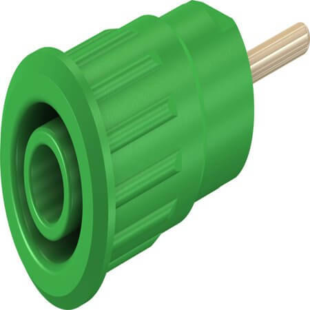 23.3130-25 4 MM SAFETY SOCKET GREEN - 1