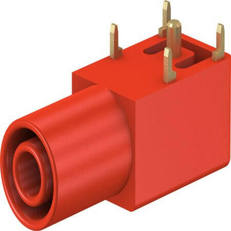 23.3200-22 4 MM SAFETY SOCKET RED - 1