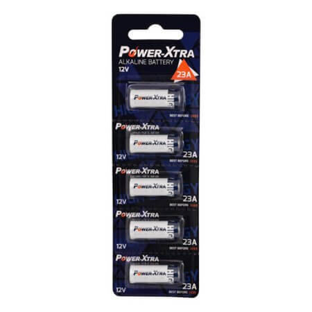 23A 12V KUMANDA PİLİ POWER-XTRA 23A SİZE 12V ALKALİNE PİL - 1