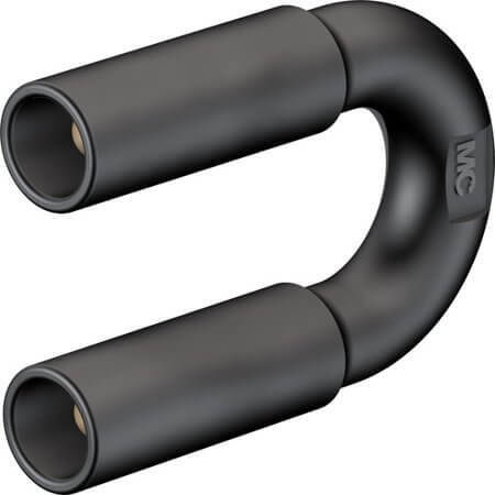 24.0023-21 4 MM CONNECTING PLUG BLACK - 1