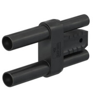 24.0028-21 4 MM CONNECTING PLUG BLACK - 1